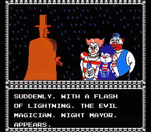 Kid Klown in Night Mayor World - геймплей игры NES